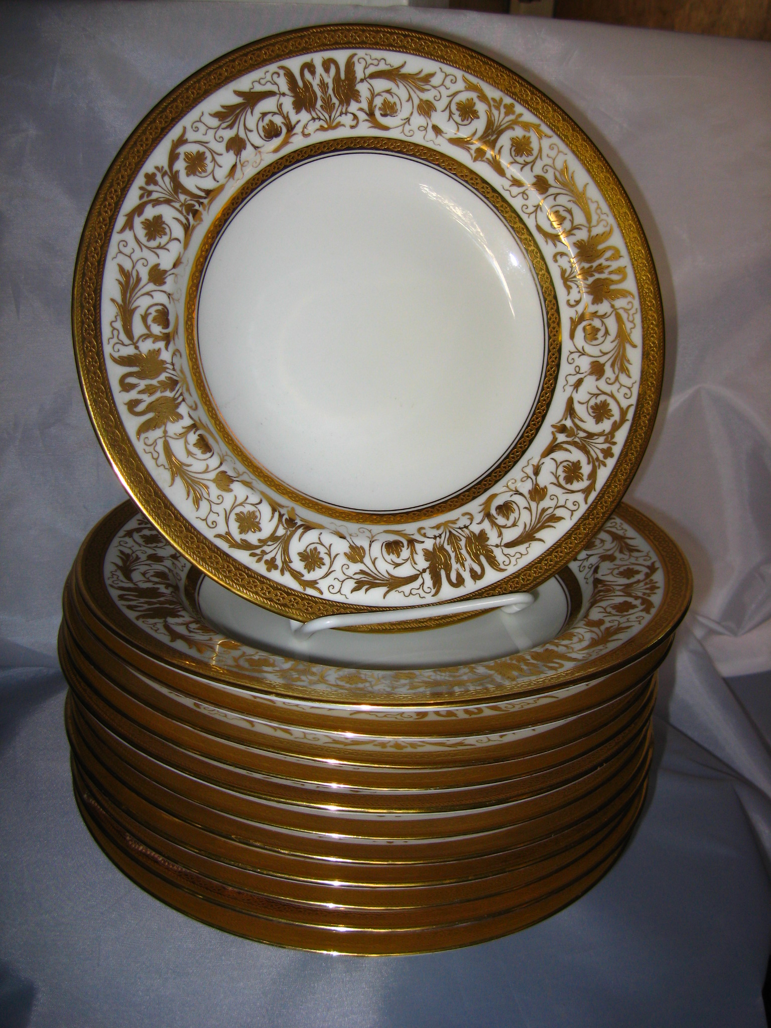 Royal Doulton Gold Encrusted Plates