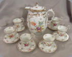 Dresden Porcelain Chocolate Set